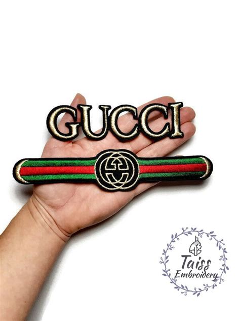 iron on gucci|Gucci logo iron on.